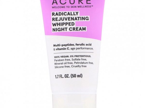 Acure, Radically Rejuvenating, ночной крем с консистенцией взбитых сливок, 50 мл (1,7 жидк. унции)