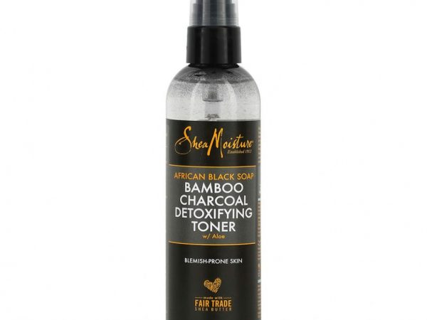 SheaMoisture, African Black Soap, очищающий тоник с бамбуковым углем и алоэ, 121 мл (4,1 жидк. Унции)
