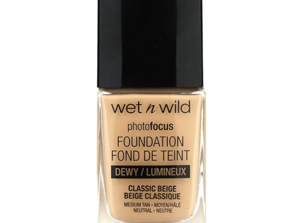 wet n wild, Тональная основа PhotoFocus, классический бежевый, 28 мл (0,95 жидк. Унции)