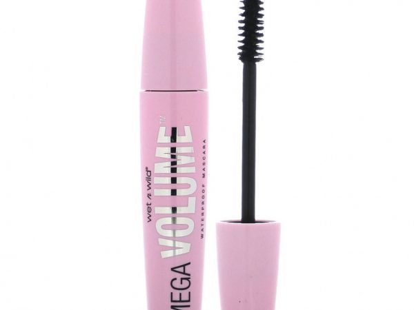 wet n wild, Водостойкая тушь для ресниц Mega Volume, черная, 6 мл (0,21 жидк. Унции)