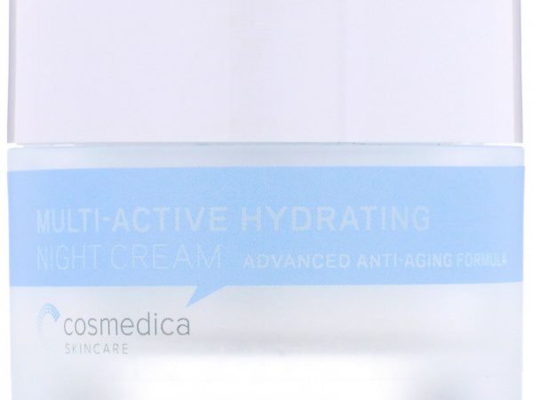 Cosmedica Skincare, мультиактивный увлажняющий ночной крем, улучшенная формула против старения, 50 г (1,76 унции)