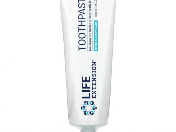 Life Extension, зубная паста, натуральный вкус мяты, 113,4 г (4 унции)