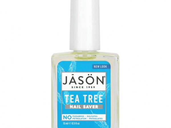 Jason Natural, Nail Saver, средство для ухода за ногтями,чайное дерево, 15 мл (0,5 жидк. унции)