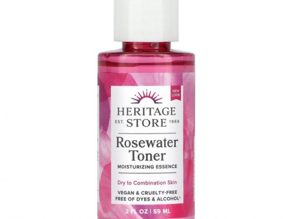 Heritage Store, тоник для лица с розовой водой, 59 мл (2 жидк. унции)