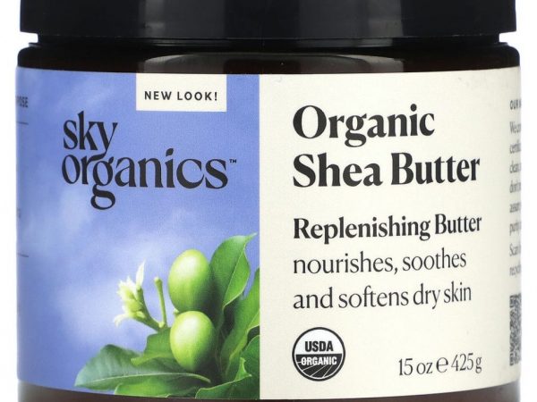 Sky Organics, органическое масло ши, 454 г (16 унций)