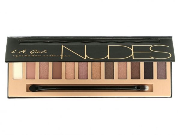 L.A. Girl, Палетка теней для век Beauty Brick, палитра Nudes, 12 г