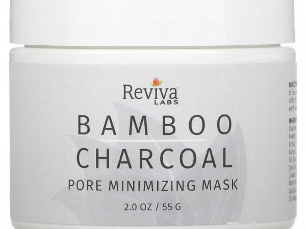 Reviva Labs, маска с бамбуковым углем, уменьшающая поры, 55 г (2 унции)