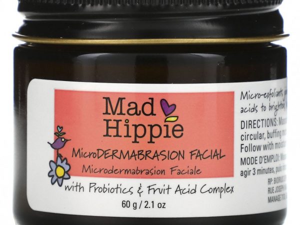 Mad Hippie, MicroDermabrasion Facial, отшелушивающее средство для лица, 60 г (2,1 унции)
