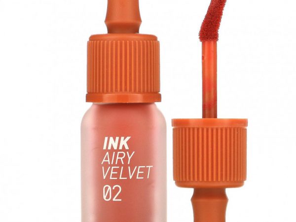 Peripera, Тинт для губ Ink Airy Velvet, 02 Selfie Orange Brown, 4 г (0,14 унции)
