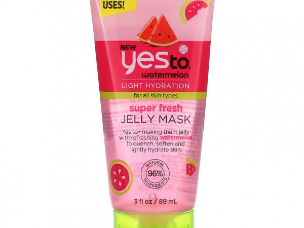 Yes To, Super Fresh Jelly Beauty Mask, арбуз, 89 мл (3 жидк. Унции)