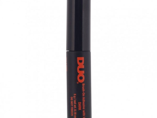 DUO, Клей с кисточкой для накладных ресниц, темный оттенок, 5 г