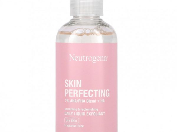 Neutrogena, Skin Perfecting, жидкий эксфолиант для ежедневного применения, для сухой кожи, 118 мл (4 жидк. Унции)