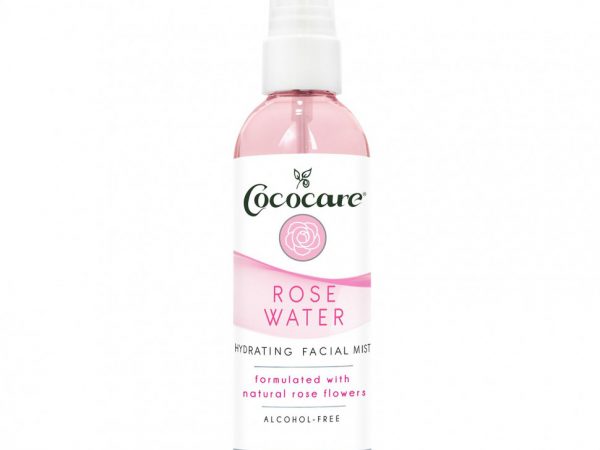 Cococare, Rose Water, Hydrating Facial Mist, Alcohol-Free, 4 fl oz (118 ml)