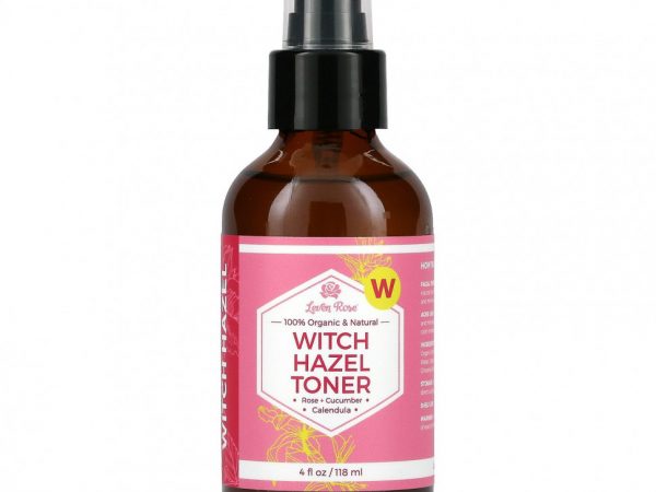 Leven Rose, 100% органический и натуральный, тоник с гамамелисом, 118 мл (4 жидк. Унции)