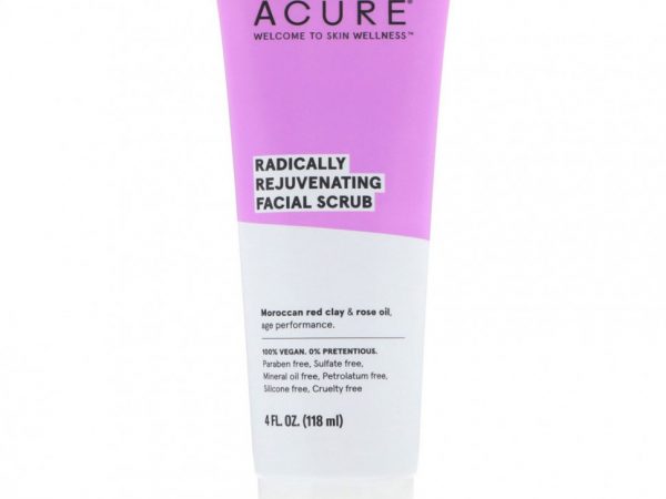 Acure, Radically Rejuvenating, скраб для лица, 118 мл (4 жидк. унции)