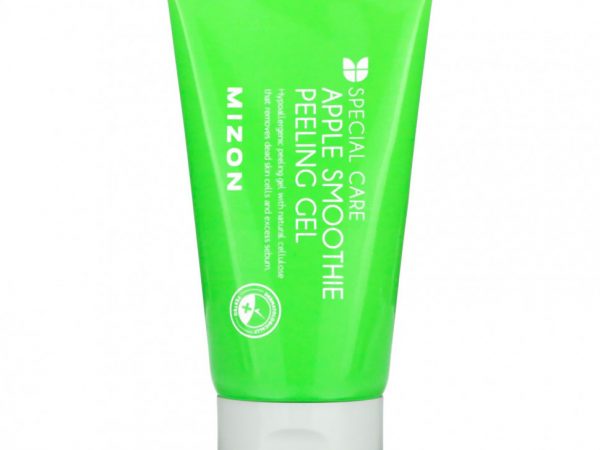 Mizon, Гель-пилинг для смузи, яблоко, 120 мл (4,05 жидк. Унции)