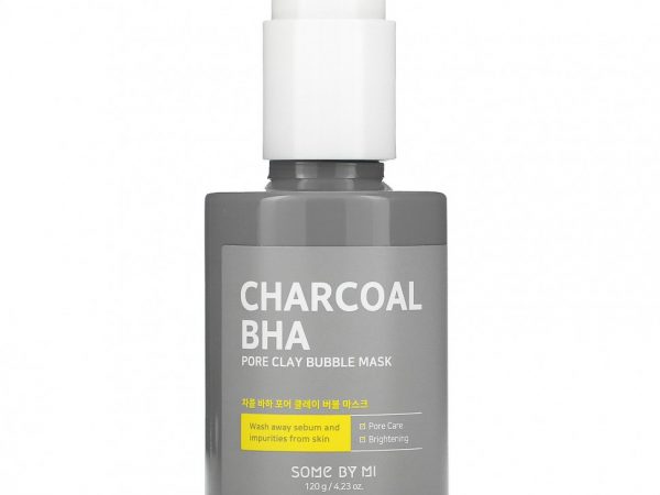 Some By Mi, Charcoal BHA, маска с пузырьками и глиной, 120 г (4,23 унции)