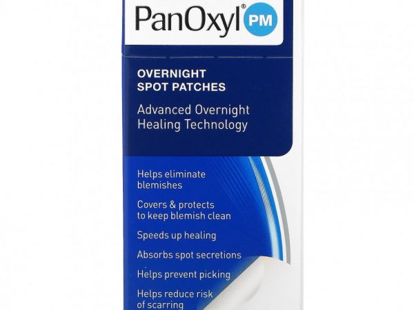 PanOxyl, Ночные точечные пластыри, 40 прозрачных пластырей