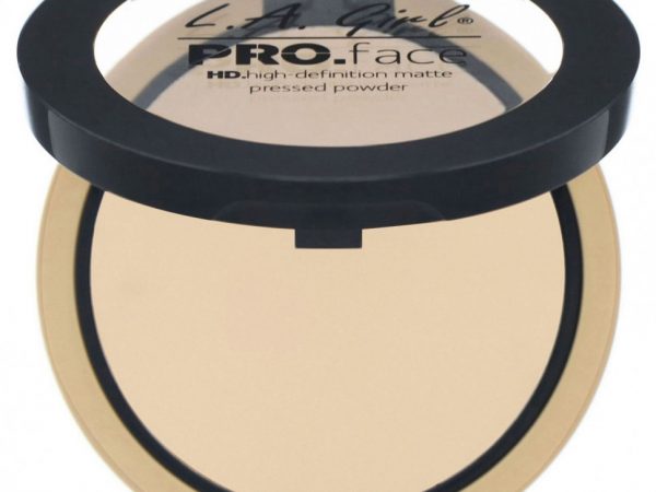 L.A. Girl, Компактная матирующая пудра для лица Pro Face HD, оттенок «Нюдовый беж», 7 г