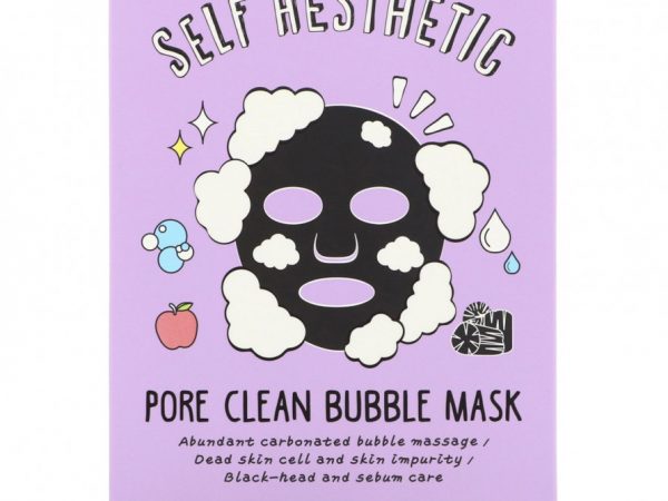 G9skin, Self Aesthetic, маска с пузырьками для очистки пор, 5 шт. по 23 мл (0,78 жидк. унции)