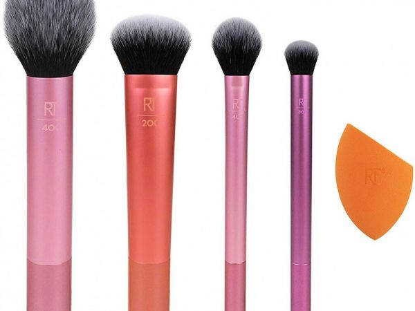 Real Techniques, Everyday Essentials, кисти для румян, тональной основы, теней, хайлайтера и консилера, 5 шт.