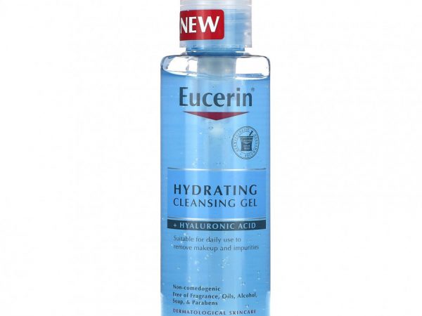 Eucerin, увлажняющий и очищающий гель с гиалуроновой кислотой, 200 мл (6,8 жидк. унции)