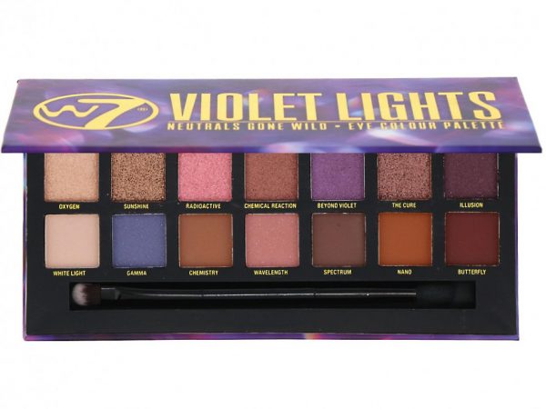 W7, Violet Lights, Neutrals Gone Wild, палетка теней, 11,2 г