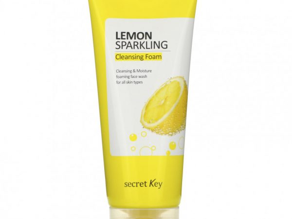 Secret Key, Очищающая пенка со вкусом лимона, 200 г (7,05 унции)