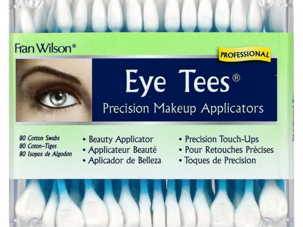 Fran Wilson, Тройники для глаз, прецизионные аппликаторы для макияжа, 80 ватных тампонов