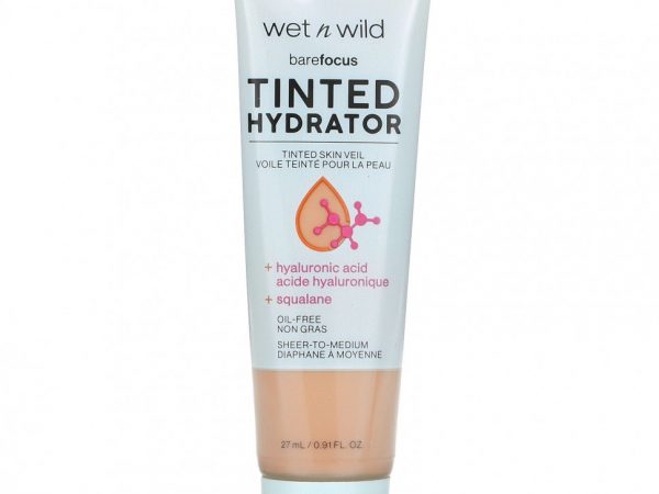 Wet n Wild, Barefocus, увлажняющее средство с тонирующим эффектом, для среднего загара, 27 мл (0,91 жидк. Унции)
