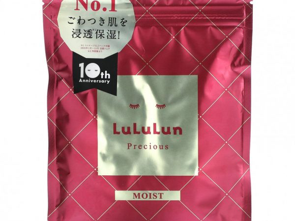Lululun, Precious, Beauty Sheet Mask, увлажняющая, красная 4KS, 7 шт., 108 мл (3,65 жидк. Унции)