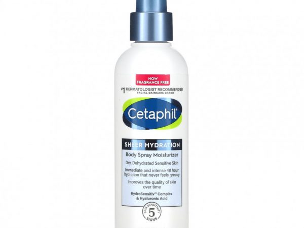 Cetaphil, Увлажняющий спрей для тела Sheer Hydration, 207 мл (7 жидк. Унций)