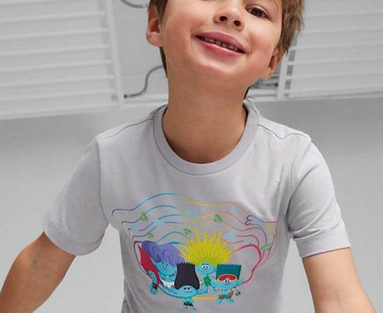PUMA KIDS Boy Toddler T-Shirt Puma X Trolls Grey