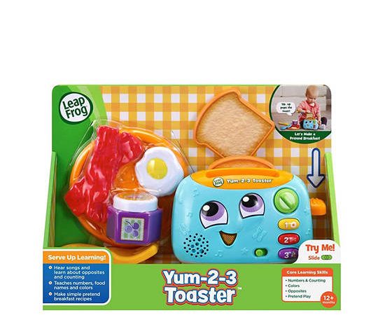 LeapFrog Role Play Toy Yum 2 3 Toaster Multi-Color
