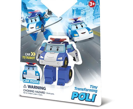 ROBOCAR POLI Toy Vehicle Robocar Poli Transforming Robot 2 inch Poli