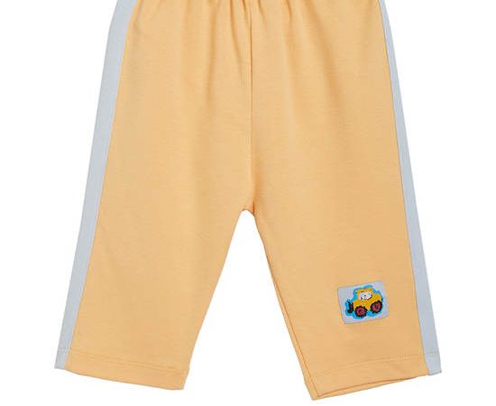 Angel Baby Boy Toddler Cropped Pants Print Truck Yellow