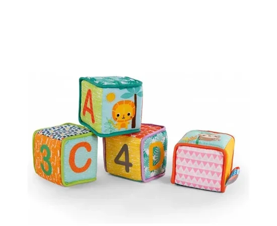 BRIGHT STARTS GRAB STACK BLOCKS Multi-Color