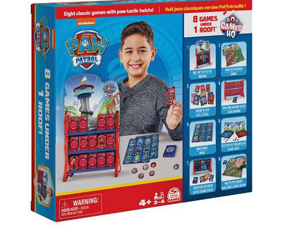 Cardinal Board Game Paw Patrol Hq 8 Game Set Multi-Color