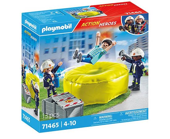 PLAYMOBIL FIREFIGHTER WITH AIR PILLOW