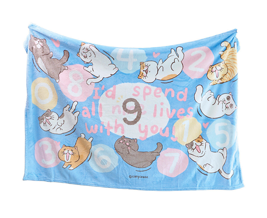TULIP CAT PLEASE Collection Fleece Blanket 40X60 TFG05