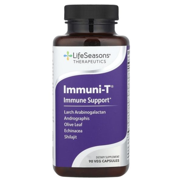 LifeSeasons, Immuni-T®, добавка для укрепления иммунитета, 90 растительных капсул