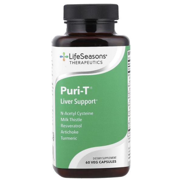 LifeSeasons, Puri-T, 60 вегетарианских капсул