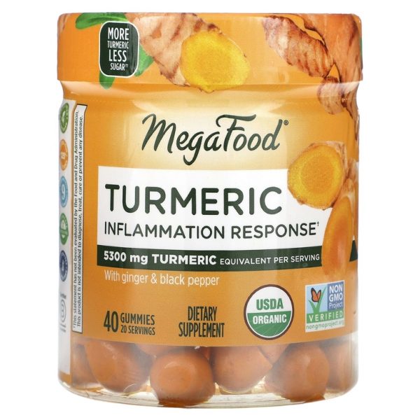 MegaFood, Куркума, против воспаления, 40 жевательных таблеток (Товар снят с продажи)