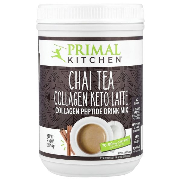 Primal Kitchen, Collagen Keto Latte, Чай с чаем, 8,55 унций (242,4 г)