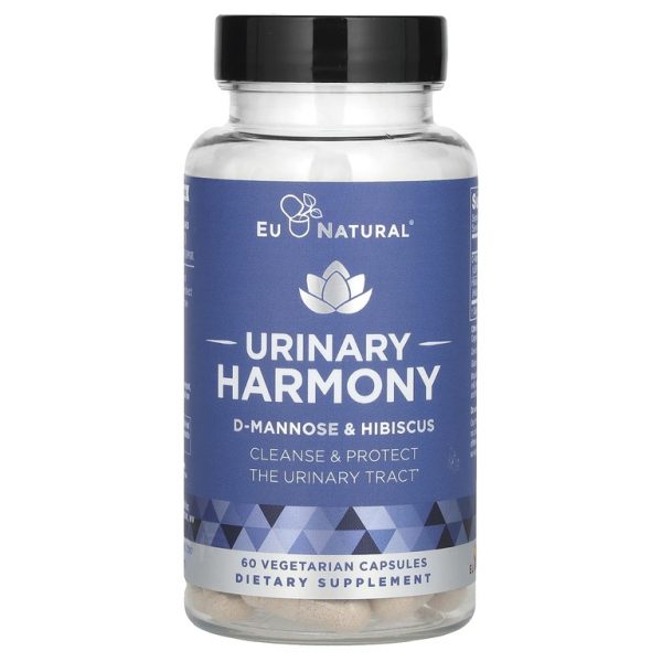 Eu Natural, Urinary Harmony, поддержка мочевыводящих путей, 60 вегетарианских капсул