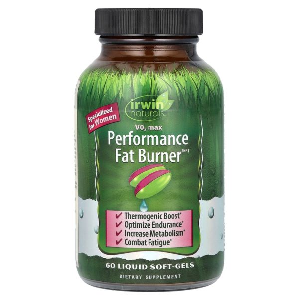 Irwin Naturals, V02 Max, Performance Fat Burner, 60 мягких гелевых капсул с жидкостью