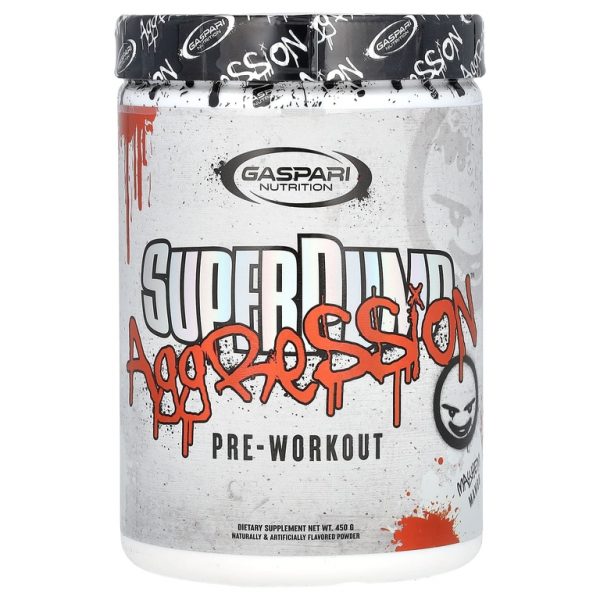 Gaspari Nutrition, SuperPump Aggression Pre-Workout, Mayhem Mango, 450 г (Товар снят с продажи)