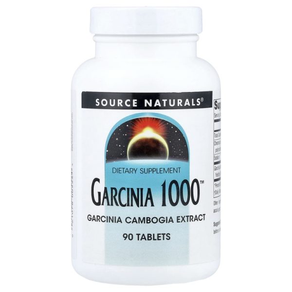 Source Naturals, Гарциния 1000 (Garcinia 1000), 90 таблеток