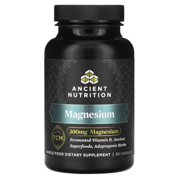 Ancient Nutrition, магний, 90 капсул
