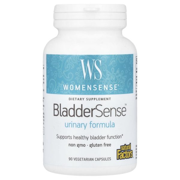 Natural Factors, WomenSense, BladderSense, 262 мг, 90 вегетарианских капсул